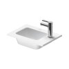 Duravit ME by Starck Umywalka meblowa 43x30 cm bez przelewu biały satynowy z powłoką WonderGliss 07234332411