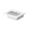 Duravit ME by Starck Umywalka meblowa 53x43 cm bez otworu na baterię biały Alpin 2336530060
