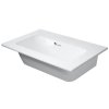 Duravit ME by Starck Umywalka meblowa 63x40 cm Compact bez otworu na baterię i przelewem biała 2342630060
