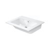 Duravit Me by Starck Umywalka meblowa 63x49 cm bez otworu na baterię biały Alpin 2336630060