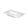 Duravit ME by Starck Umywalka meblowa 83x49 cm lewa bez otworu na baterię biały satynowy 2345833260
