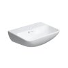 Duravit ME by Starck Umywalka wisząca 45x32 cm bez otworu na baterię biały satynowy z powłoką WonderGliss 07194532101