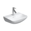 Duravit ME by Starck Umywalka wisząca 45x32 cm z otworem na baterię biały satynowy 0719453200
