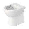 Duravit No.1 Toaleta WC stojąca Rimless bez kołnierza krótka biały Alpin z powłoką HygieneGlaze 21840920002