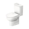 Duravit No.1 Toaleta WC stojąca Rimless bez kołnierza kompakt biały Alpin 21830900002