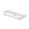 Duravit Qatego Umywalka meblowa 100x47 cm bez otworu na baterię szlifowany spód biały z powłoką HygieneGlaze 2382102028