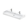 Duravit Qatego Umywalka meblowa 120x47 cm podwójna biały Alpin 2382120024