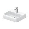 Duravit Qatego Umywalka meblowa 50x42 cm z otworem na baterię biały Alpin 2382500027