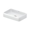 Duravit Qatego Umywalka nablatowa 60x40 cm z biała z powłoką HygieneGlaze 2383602079
