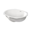 Duravit Santosa Umywalka podblatowa 51x37,5 cm biały Alpin z powłoką WonderGliss 04665100001
