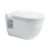 Duravit Starck 3 Miska WC podwieszana Comfort 36x54,5 cm lejowa biała z powłoką WonderGliss 22150900001