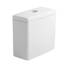 Duravit Starck 3 Spłuczka 39x18,5 cm z systemem Dual Flush doprowadzenie dolne lewe biała z powłoką WonderGliss 09201000051