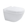 Duravit Starck 3 Zestaw Toaleta WC Rimless bez kołnierza + deska wolnoopadająca biały Alpin z powłoką WonderGliss 45270900A11