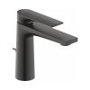 Duravit Tulum Bateria umywalkowa z korkiem 13,5 cm czarny mat TU1020001046