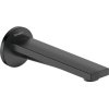 Duravit Tulum Wylewka wannowa 17,1 cm czarny mat TU5240010046