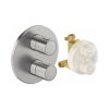 Duravit Universal Bateria wannowo-prysznicowa termostatyczna podtynkowa stal slachetna szczotkowana TH4200008070
