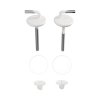 Duravit Universal Mocowania deski WC białe 0064990000