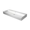 Duravit Vero Air Umywalka nablatowa 120x47 cm z przelewem z otworem na baterię biała z powłoką WonderGliss 23501200271