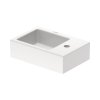 Duravit Vero Air Umywalka meblowa 38x25 cm lewa biały Alpin z powłoką WonderGliss 07243800001