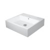 Duravit Vero Air Umywalka meblowa 50x47 cm bez otworu na baterię z przelewem biały Alpin z powłoką WonderGliss 23505000601