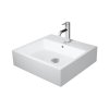 Duravit Vero Air Umywalka nablatowa 50x47 cm z otworem na baterię z przelewem biały Alpin 2350500027