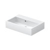 Duravit Vero Air Umywalka meblowa 60x40 cm bez otworu na baterię z przelewem biały Alpin z powłoką WonderGliss 23686000601