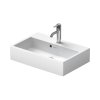 Duravit Vero Air Umywalka meblowa 60x40 cm z otworem na baterię z przelewem biały Alpin z powłoką WonderGliss 23686000271