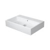 Duravit Vero Air Umywalka meblowa 70x47 cm bez otworu na baterię z przelewem biały Alpin z powłoką WonderGliss 23507000601