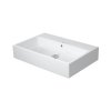 Duravit Vero Air Umywalka meblowa 70x47 cm bez otworu na baterię z przelewem szlifowany spód biały Alpin z powłoką WonderGliss 23507000281