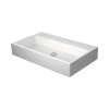 Duravit Vero Air Umywalka meblowa 80x47 cm bez otworu na baterię bez przelewu biały Alpin z powłoką WonderGliss 23508000701