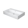 Duravit Vero Air Umywalka meblowa 80x47 cm bez otworu na baterię z przelewem szlifowany spód biały Alpin z powłoką WonderGliss 23508000281