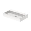 Duravit Vero Air Umywalka meblowa 80x47 cm z otworem na baterię bez przelewu szlifowany spód biały Alpin z powłoką WonderGliss 23508000711