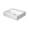 Duravit Vero Air Umywalka nablatowa 60x47 cm bez otworu na baterię bez przelewu biały Alpin z powłoką WonderGliss 23506000791