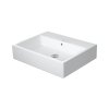 Duravit Vero Air Umywalka nablatowa 60x47 cm bez otworu na baterię z przelewem biały Alpin z powłoką WonderGliss 23506000281
