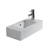 Duravit Vero Umywalka meblowa mała 50x25 cm z otworem na baterie po prawej stronie, biała 0703500008