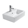Duravit Vero Umywalka mała 45x35 cm z jednym otworem na baterię biała 0704450027