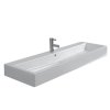Duravit Vero Umywalka wisząca 120x47 cm z otworem na baterię, biała 0454120000