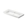 Duravit White Tulip Umywalka meblowa 105,5x49 cm bez otworu na baterię biała Alpin 2363100060