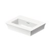Duravit White Tulip Umywalka meblowa 45x33 cm bez otworu na baterię biały Alpin z powłoką WonderGliss 07374500701