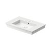 Duravit White Tulip Umywalka meblowa 75x49 cm bez otworu na baterię biały Alpin z powłoką WonderGliss 23637500601