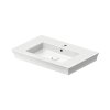 Duravit White Tulip Umywalka meblowa 75x49 cm z otworem na baterię biały Alpin z powłoką WonderGliss 23637500001