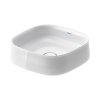 Duravit Zencha Umywalka nablatowa 42x42 cm biały Alpin z powłoką WonderGliss 23734200791