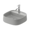 Duravit Zencha Umywalka nablatowa 42x42 cm szary półmat 2374426771