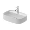 Duravit Zencha Umywalka nablatowa 55x39 cm biały satynowy 2374553271
