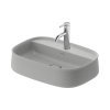 Duravit Zencha Umywalka nablatowa 55x39 cm szary półmat 2374556771