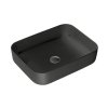 Emporia Bari Umywalka nablatowa 50x39 cm czarny mat EMPORIA-LT-2195-MB