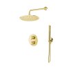 Emporia Fly Zestaw prysznicowy termostatyczny podtynkowy z deszczownicą złoty EMPORIA-ZESTAW-FLY-20-GD