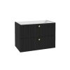 Emporia Rio Szafka umywalkowa 79,9x45,3x60 cm czarny mat EMPORIA-001-D-08012