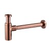 Emporia Syfon umywalkowy butelkowy ozdobny miedź połysk EMPORIA-HF6009-RG
