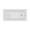 Excellent Wave Slim Wanna prostokątna 129,5x70 cm biała WAEX.WAV13WHS